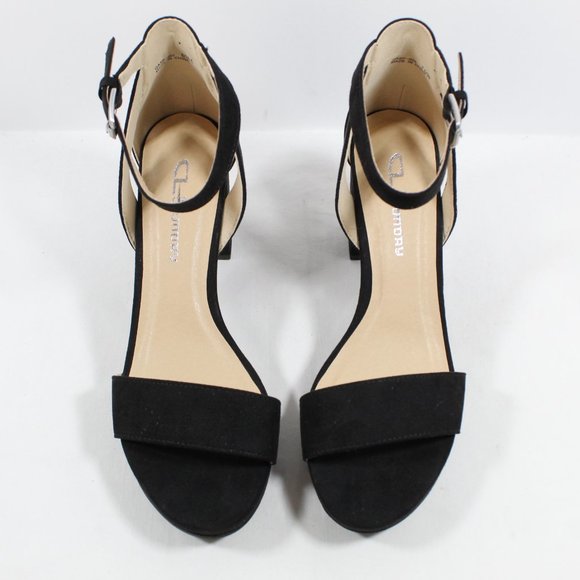 CL by Chinese Laundry Go On Sandal - Black Suede 7.5M - Picture 4 of 5